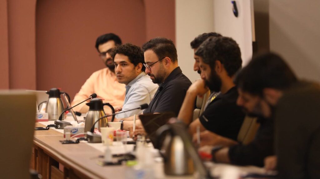 Socializing the israel iran war event held at Khana